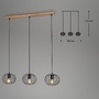 Vícečetná - BRILO 4037-035 Závěsné svítidlo, 90 cm, max. 40 W, černá-dřevo - BRILO - foto 5