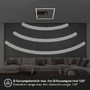 Hranatá - BRILO 3770015 LED stropní svítidlo se senzorem a časovačem 32cm 14W 1400lm černá - BRILONER - foto 5