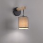 Dekorativní - LD 15781-29 GREEN TRIB LED nástěnné svítidlo přírodní dřevo 1 ramenné látkové stínidlo venkovský design do interiéru - LEUCHTEN DIREKT / JUST LIGHT - foto 5