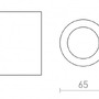 Koupelnová - RED R13539 LOLA 88 stropní chrom 230V GU10 35W IP54 - RED - DESIGN RENDL - foto 5