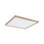 Hranatá - P 71030 LED Panel Atria Shine Backlight IP44 hranaté 293x293mm 16W 3000K design dřevo - PAULMANN - foto 5