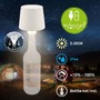 Stolní lampy dekorační - BRILO 7709016 Bota lampička na láhev - 1,8W, 120lm, nabíjecí, LED, stmívatelné, dotykový vypínač, teplá bílá, bílá - BRILO - foto 5