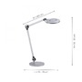 Stolní lampy pracovní - LD 14418-95 VÝPRODEJ VZORKU - Stolní lampa NIKLAS LED 6W 3000-6000K hliník IP20 - LEUCHTEN DIREKT / JUST LIGHT - foto 5