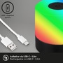 Na stůl - BRILO 7462015 LED nabíjecí stolní lampa, 7 cm, USB-C, 1,5W, 100lm, černá - BRILO - foto 5