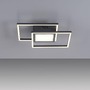Hranatá - LD 14144-18 ASMIN LED stropní svítidlo černé hranaté s nastavitelnými zónami klasickým vypínačem 3000K - LEUCHTEN DIREKT / JUST LIGHT - foto 5
