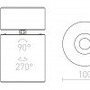 Downlight - RED R12841 CONDU stropní chrom 230V LED 20W 24° 3000K - RED - DESIGN RENDL - foto 5