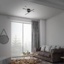 Dekorativní - BRILO 3518-035 LED stropní svítidlo, 40 cm, 15 W, 2200 lm, černá - BRILO - foto 5