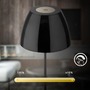 Stolní lampy dekorační - BRILO 7522018 Serina LED bezdrátová stolní lampička IP44, stmívatelná, dotykový vypínač, černá/chrom - BRILO - foto 5
