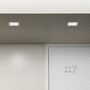 Hranatá - RED R12190 SLENDER SQ 17 zápustná černý chrom 230V LED 12W 3000K - RED - DESIGN RENDL - foto 5