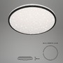 Kruhová - BRILO 3447215 LED stropní svítidlo hvězdné nebe, pr. 49,2, 48 W, černá (starý kód: BRILO 3447-215) - BRILO - foto 5