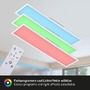 Hranatá - BRILO 7154-016 RGB LED stropní svítidlo, CCT, noční světlo, RGB, časovač, stmívatelné - BRILO - foto 5