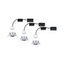 Koupelnová - P 94303 LED vestavné svítidlo Nova mini nevýklopné IP44 3x4W 2.700K chrom 230V - PAULMANN - foto 5