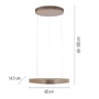 Dekorativní - PN 2690-97 LED závěsné svítidlo Q-STRETTO, bronzová,, ZigBee, 2200-5000K - PAUL NEUHAUS - foto 5