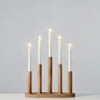 Interiérové dekorace - MAR 706288 Miila bezdrátový adventní hnědý svícen - Markslöjd - foto 5