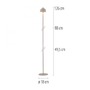Stolní lampy dekorační - LD 19245-39 Kolekce Schöner Wohnen LED stojací svítidlo na baterie BELLIES, písková barva, nabíjecí přes USB, 3000K - JUST LIGHT - foto 5