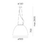 Polokoule - AR A243210 Nur 1618 LED - hliník - ARTEMIDE - foto 5