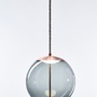 Dekorativní - BRO KNOTMIX Závěsné svítidlo KNOT SMALL III (DISCO+CILINDRO+SFERA) sklo LED 3x10W 2700K - BROKIS - foto 5