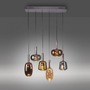 Dekorativní - PN 2681-70 IRIDES LED závěsné svítidlo 6-ramenné nastavitelná výška Comfort Lift paměťová funkce SimplyDim 3000K - PAUL NEUHAUS - foto 5