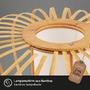 Dekorativní - BRI 3759011 Stropní svítidlo, 40 cm, 1x E27, max. 10W, dřevo - BRILONER - foto 5