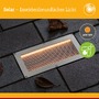 Zapuštěná - P 95745 Solární LED zemní svítidlo Sorea soumrakový senzor IP67 hranaté 200x100mm 2200K 0,3W 3,7V kov kartáčovaný ABS/polykarbonát/ocel - PAULMANN - foto 5