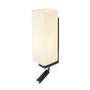 Bodová - LA 1003428 QUADRASS SPOT Indoor, nástěnné svítidlo s LED Spotem a objímkou E27, černé - BIG WHITE (SLV) - foto 5