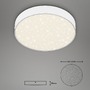 Kruhová - BRI 7073416 LED stropní svítidlo hvězdné nebe, pr. 21,2 cm, 16 W, bílé (starý kód: BRI 7073-416) - BRILONER - foto 5