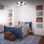 Kruhová - BRILO 3997-016 LED stropní svítidlo, pr. 27,5 cm, 12 W, 1300 lm, bílé-černá - BRILO - foto 5
