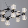 Dekorativní - NV 9695400 Závěsné svítidlo BELINDA černý hliník a akryl LED 52W 230V 3200K IP20 stmívatelné - NOVA LUCE - foto 5