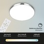 Kruhová - BRILO 3679-018 RGB-CCT LED stropní svítidlo, pr. 35,5 cm, 18W, 1850 lm, chrom - BRILO - foto 5