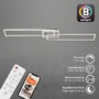 Hranatá - BRILO 3538-019 CCT LED stropní svítidlo, 110 cm, 40 W, 5200 lm, hliník - BRILO - foto 5