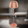Stolní lampy dekorační - BRILO 7553013 Nabíjecí stolní lampa Riffle - 36,5 cm, 2W, 200lm, IP44, bezdrátová, LED, stmívatelná, dotykový vypínač, měď - BRILO - foto 5