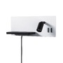 Dekorativní - P 71103 LED nástěnné svítidlo Serra USB C 2700K / 230V 5,5 / 1x2,6W stmívatelné bílá mat/černá mat - PAULMANN - foto 5
