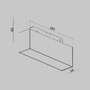 Lištové Magnetic Maytoni S35 - M TR012-2-7W3K-B Svítidlo pro kolejnicový systém Basis 3000K 7W teplá bílá 350lm černý hliník S35 - MAYTONI - foto 5