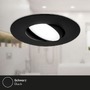 Kruhová - BRI 7597035 3ks sada LED vestavné svítidlo, 9 cm, 4,9W, 480lm černá - BRILONER - foto 5