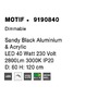 Kruhová - NV 9190840 Závěsné svítidlo MOTIF černý hliník a akryl LED 40W 230V 3000K IP20 stmívatelné - NOVA LUCE - foto 5