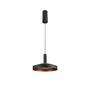 Subtilní - LA 1010287 LALU® závěsné svítidlo, patice LED, Mix&amp;Match, stříška pro povrchovou montáž, délka závěsu 200 cm, 2700/3000 K, 40°, PHASE, černá - BIG WHITE (SLV) - foto 5