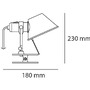 Stolní lampy s klipem - AR A0448W50 Tolomeo Pinza LED - 2700K - ARTEMIDE - foto 5