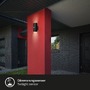 Nástěnná - BRI 3787015 Lima LED venkovní nástěnné svítidlo, pohybové čidlo, soumrakový senzor, nabíjecí, černá - BRILONER - foto 5