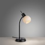 Stolní lampy dekorační - LD 12156-18 LOKI LED stolní lampa černá vypínač flexibilní nastavitelné 3000K - JUST LIGHT - foto 5