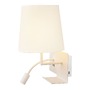 Dekorativní - LA 1003460 SOMNILA FLEX vnitřní nástěnné svítidlo LED 3000K, bílá, verze vpravo vč. USB přípojky - BIG WHITE (SLV) - foto 5