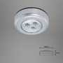 Přisazená - BRILO 2633-054 LED skříňkové svítidlo pr. 6,8 cm 15x0W titan - BRILO - foto 5