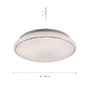 Dekorativní - LD 14366-16 JUPITER LED stropní svítidlo bílé, hvězdné nebe 2700-5000K - LEUCHTEN DIREKT / JUST LIGHT - foto 5