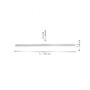 Podélná - PN 6021-95 PURE-LINES LED stropní svítidlo CCT lineární design 2700-5000K hliník - PAUL NEUHAUS - foto 5