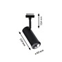 Svítidla - P 95693 URail spot Smart Home Zigbee 3.0 Tarie RGBW 4,5W RGBW+ stmívatelné 230V černá mat - PAULMANN - foto 5
