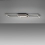 Hranatá - LD 14694-18 ASMIN LED stropní svítidlo 1000x17,9cm černá ploché stmívatelné vypínačem jednoduchý panel 3000K - LEUCHTEN DIREKT / JUST LIGHT - foto 5
