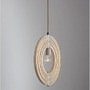 Koule - NV 9138062 Závěsné svítidlo ASCO přírodní dřevo hnědý textilní kabel E27 1x12W 230V IP20 bez žárovky - NOVA LUCE - foto 5