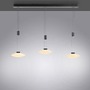 Vícečetná - PN 2081-18 LAUTADA LED Závěsná lampa 3 ramenné černá stmívatelné nastavitelná výška SimplyDim 3000K - PAUL NEUHAUS - foto 5