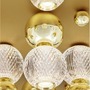 Dekorativní - NV 9695700 Stropní svítidlo BRILLE zlatý hliník a sklo LED 86W 230V 3200K IP20 stmívatelné - NOVA LUCE - foto 5
