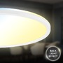 Kruhová - BRILO 7694016 Slim svítidlo LED panel pr.42 cm - 22W, 3000lm, LED, stmívatelné, dálkový ovladač, RGBIC, bílé - BRILO - foto 5