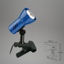 Stolní lampy s klipem - BRI 2794010P Svítidlo se svorkou 11,5 cm 1x E14 40W modrá (starý kód: BRI 2794-010P) - BRILONER - foto 5